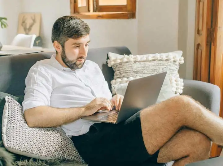 remote side hustles from laptop